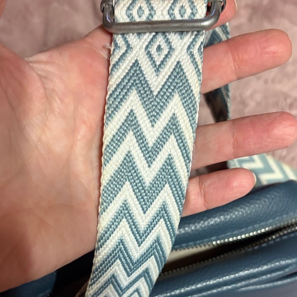 Medium Blue Crossbody Bag - Picture 4 of 5